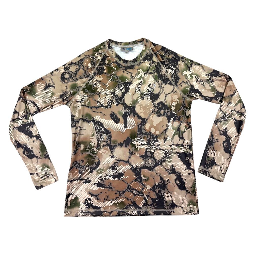 Sixsite Digital Camo Long Sleeve Men's SMALL Base Layer Performance Camouflage